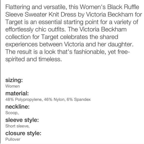 Victoria Beckham for Target dress - Picture 5 of 5